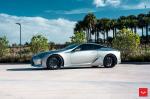 Lexus LC500 Liquid Platinum on Vossen Wheels (HF-3) 2019 года